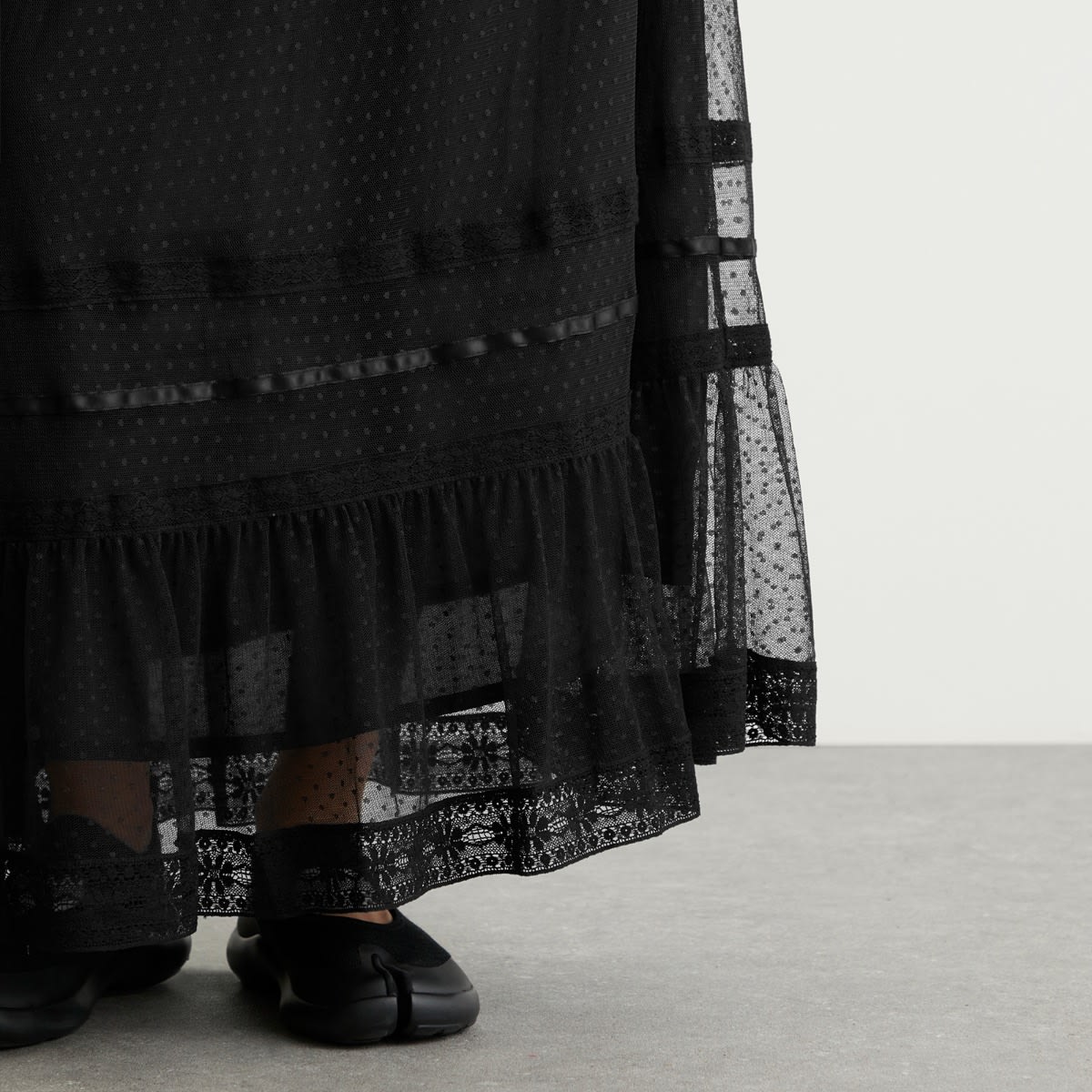 Women's Tuta Midi Skirt Black