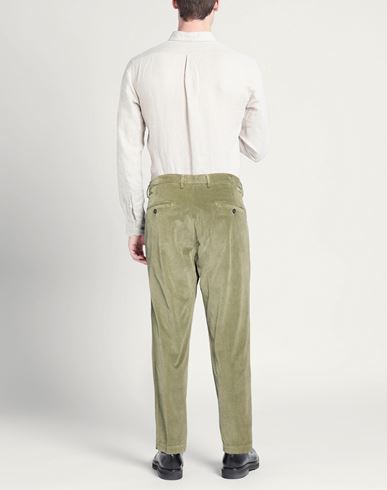 Man Pants Military green Size 42 Cotton, Lyocell, Elastane
