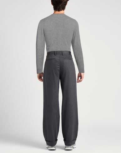 Cavalli Class Man Sweater Grey Size L Viscose, Polyester, Polyamide