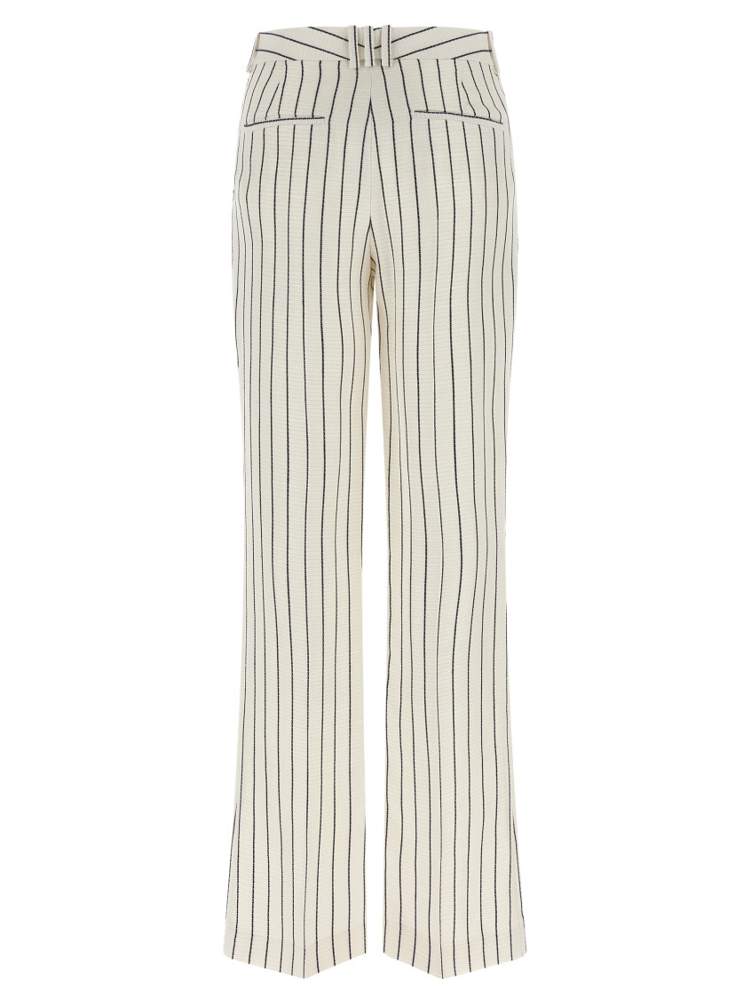Striped Pants White