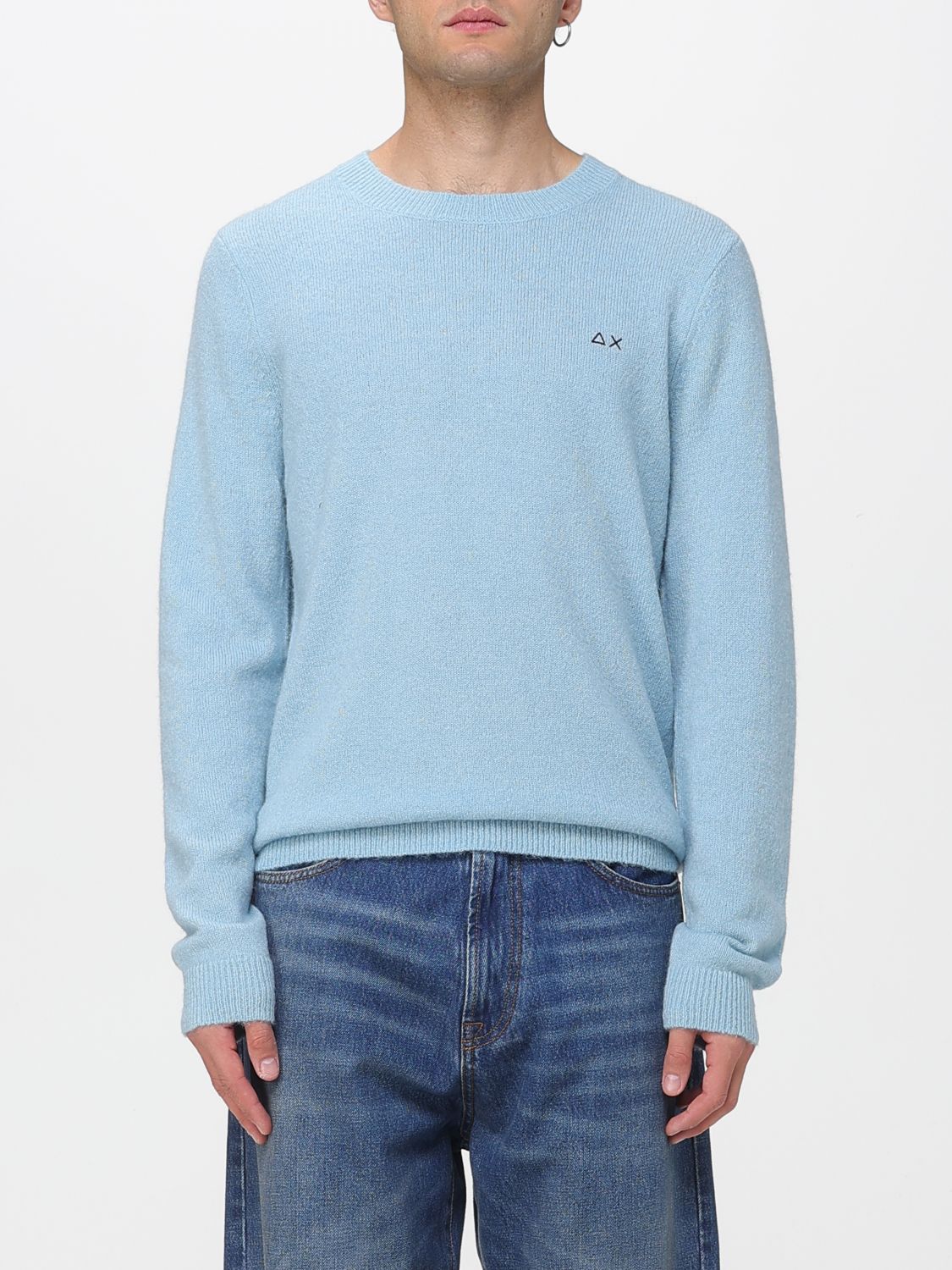 Sweater Men color Gnawed Blue