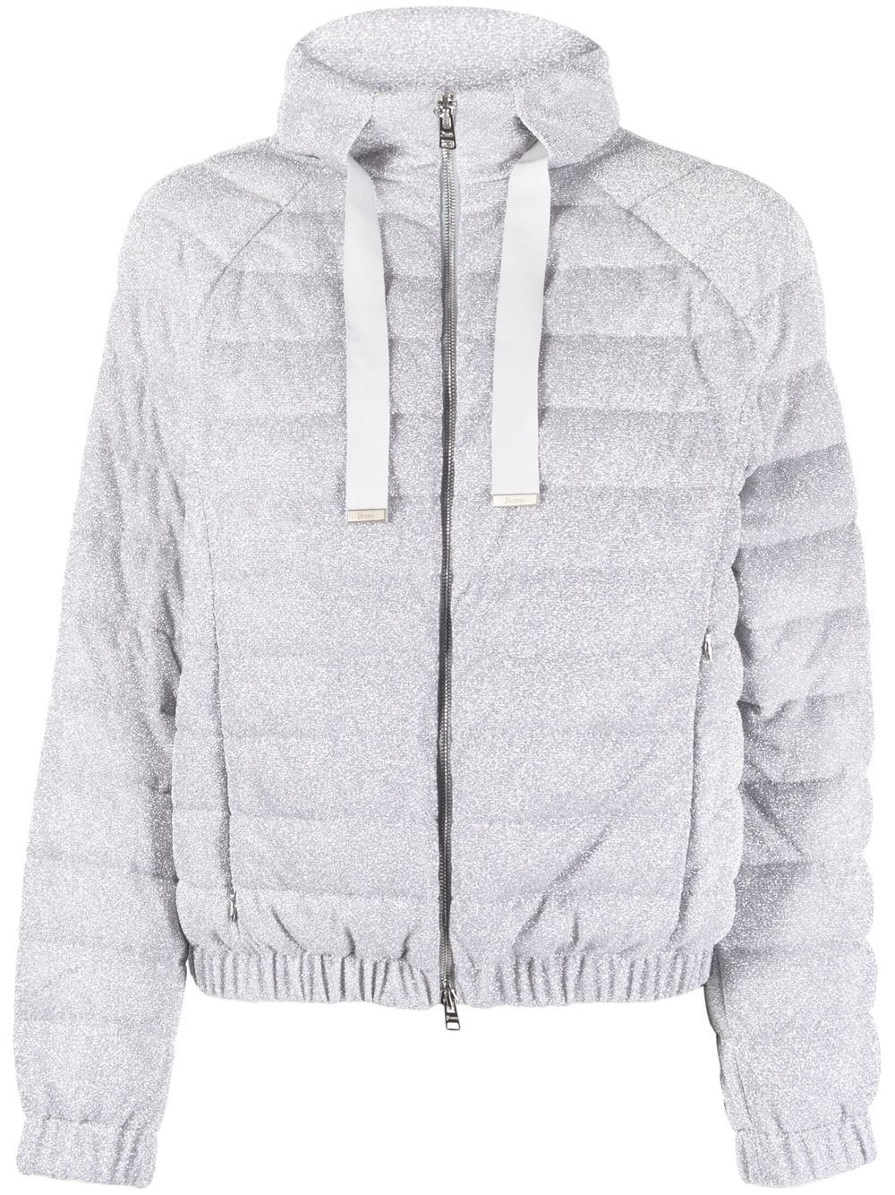 Metallic padded jacket - Silver