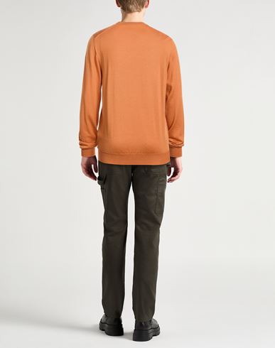 Man Sweater Mandarin Size 40 Cashmere, Silk