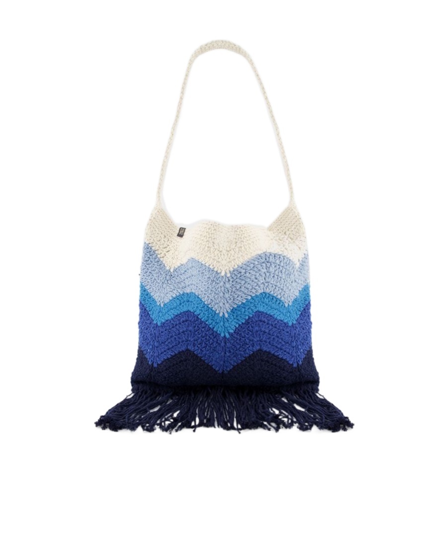 Nannacay Priya Crochet Gradient Tote Bag