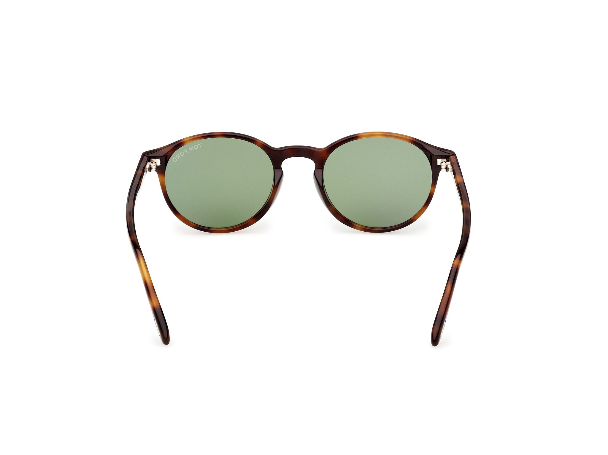 TOM FORD Man TOM FORD FT1331 PRESCOTT-02 53N Sunglasses Acetate Havana Green Round Norma