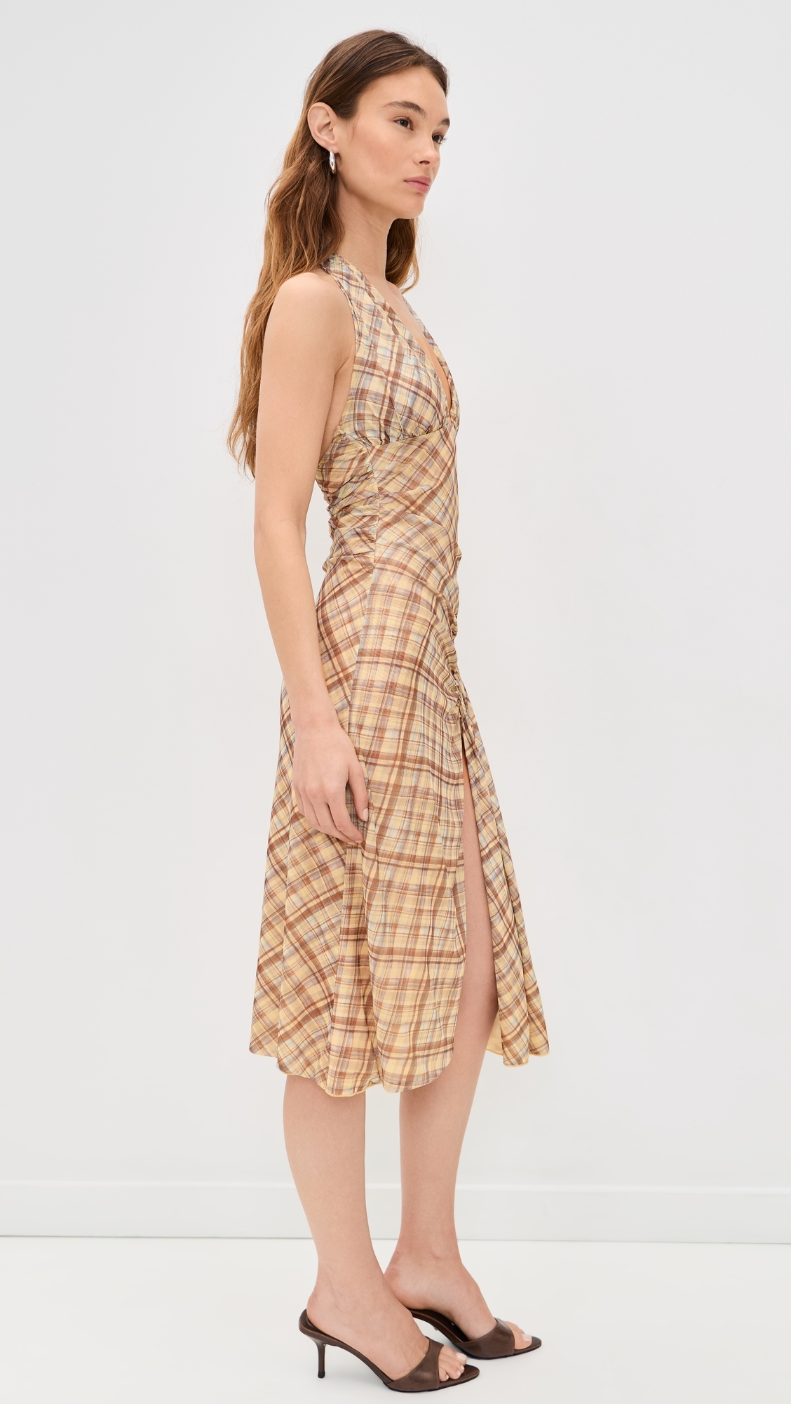 Agnes Dress Maple Plaid