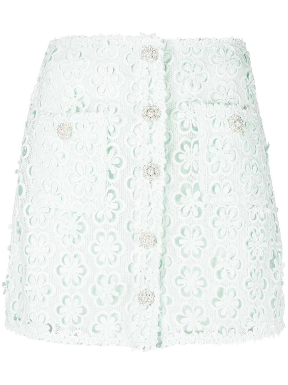 Skirt In Blue Polyester