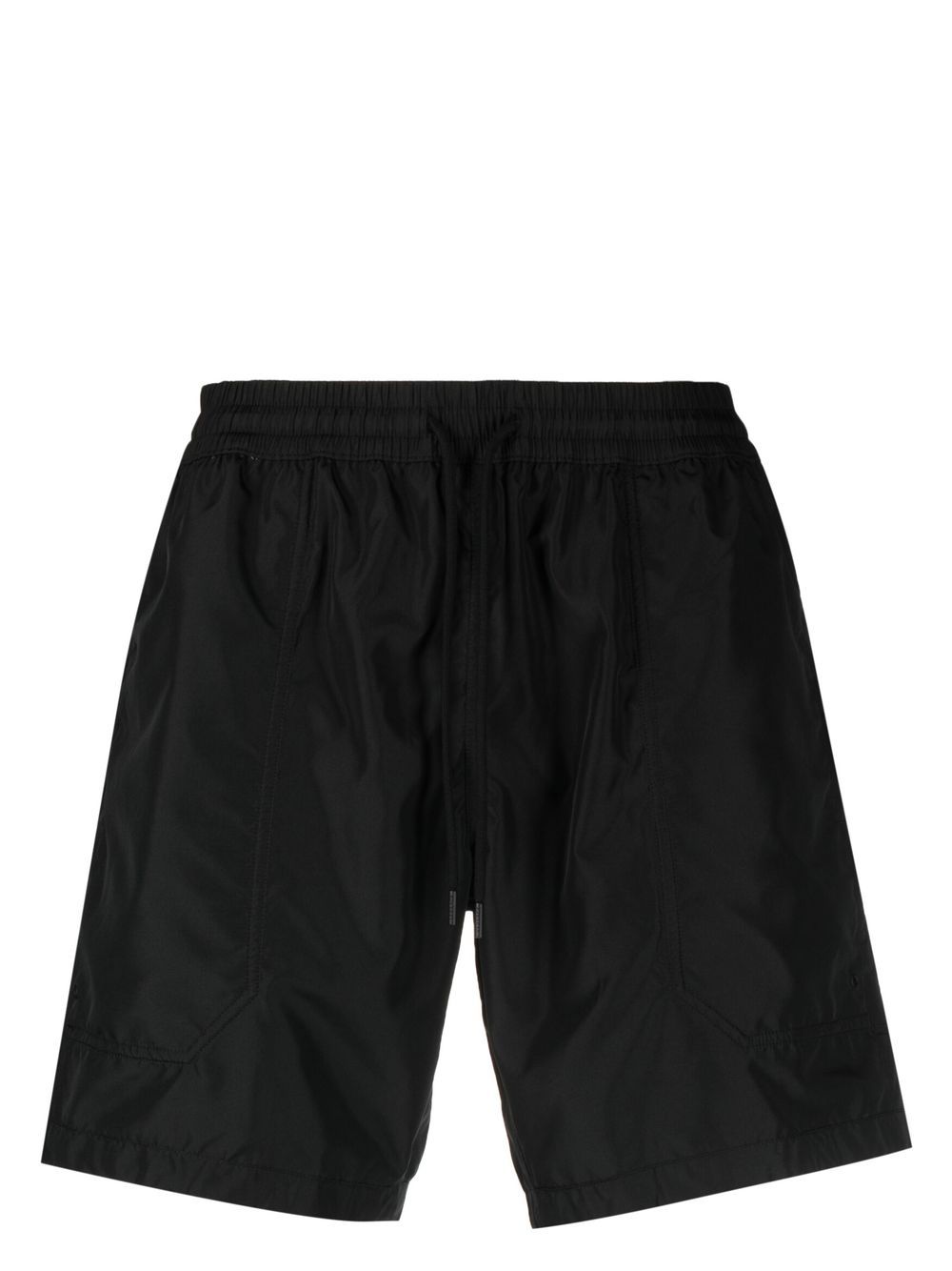 Drawstring swim shorts - Black