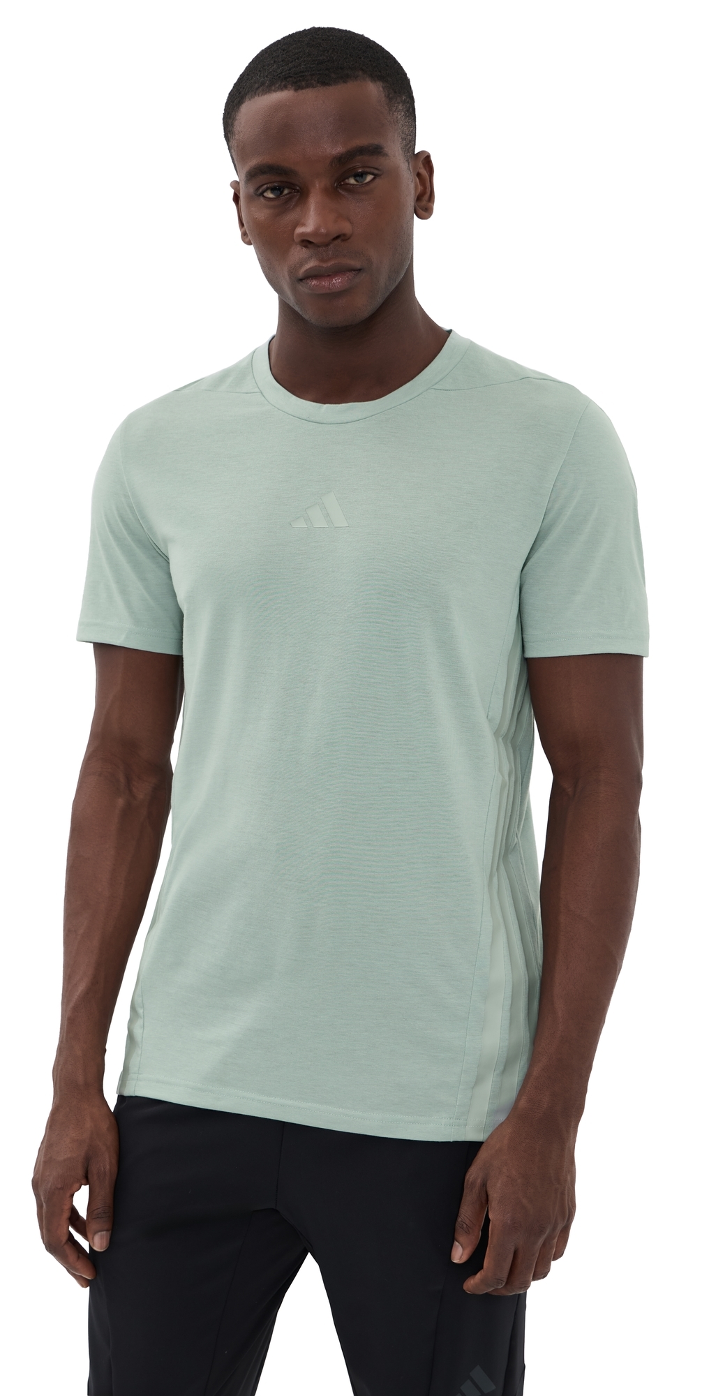 Designed For Training 3 Stripe Workout Tee Wonder Sage