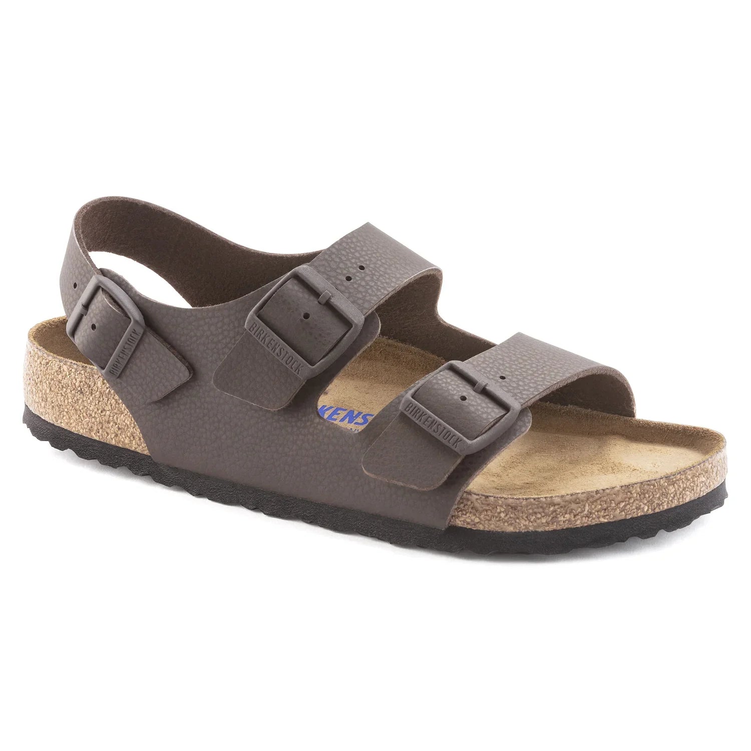 Unisex Milano Soft Footbed Birko-Flor Chocolate