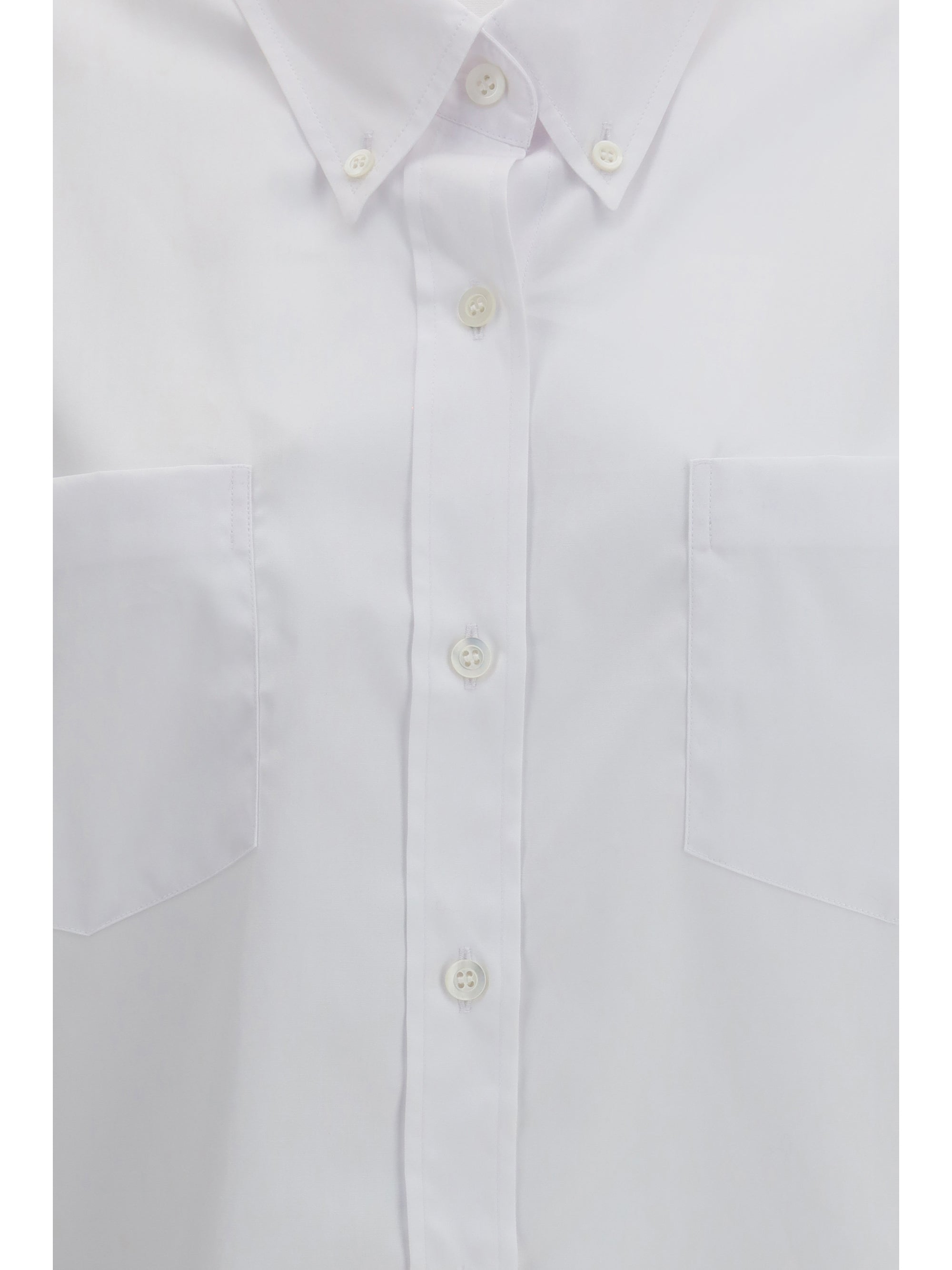 Cotton Poplin Shirt — White