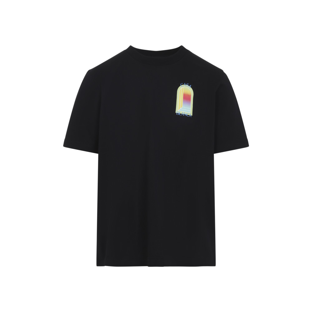 Casablanca - arche graphic print crew neck t shirt