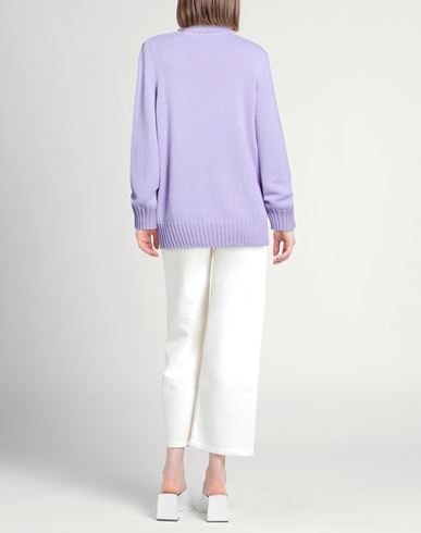 Woman Turtleneck Lilac Size L Cashmere