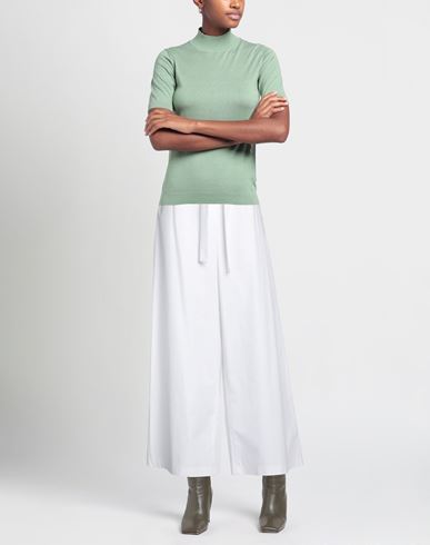 Woman Pants White Size S Cotton