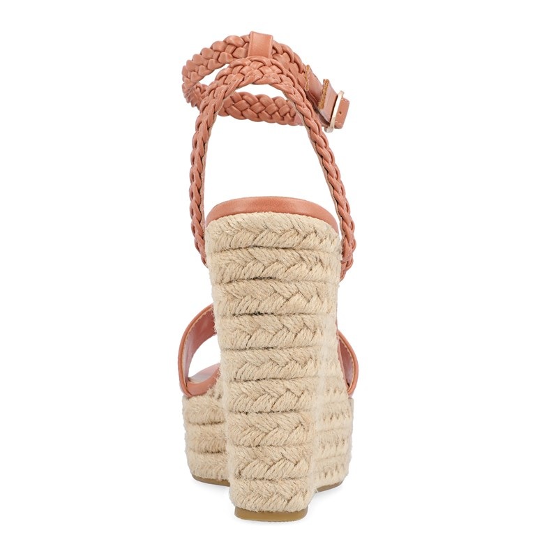 Women's Andiah Espadrille Wedge Sandals (Rose)
