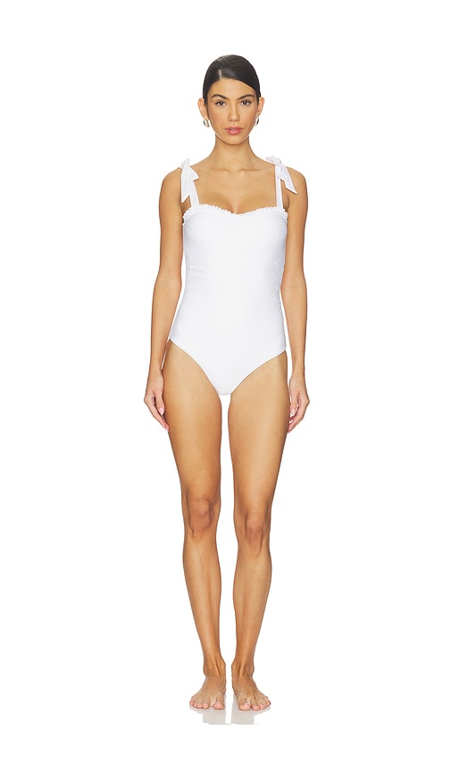 BEACH RIOT Priya One Piece in White. - M also in L, S