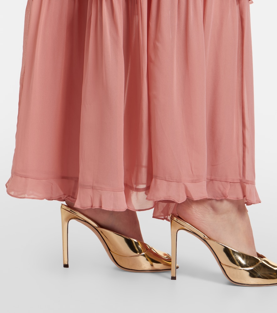 Luna ruffled tiered maxi dress