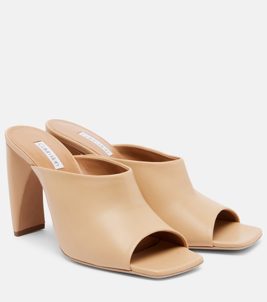 Palma leather mules