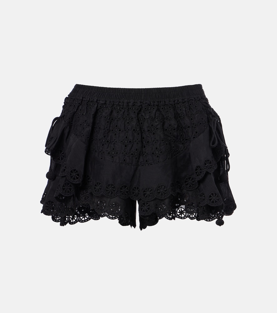 Neis cotton and silk shorts