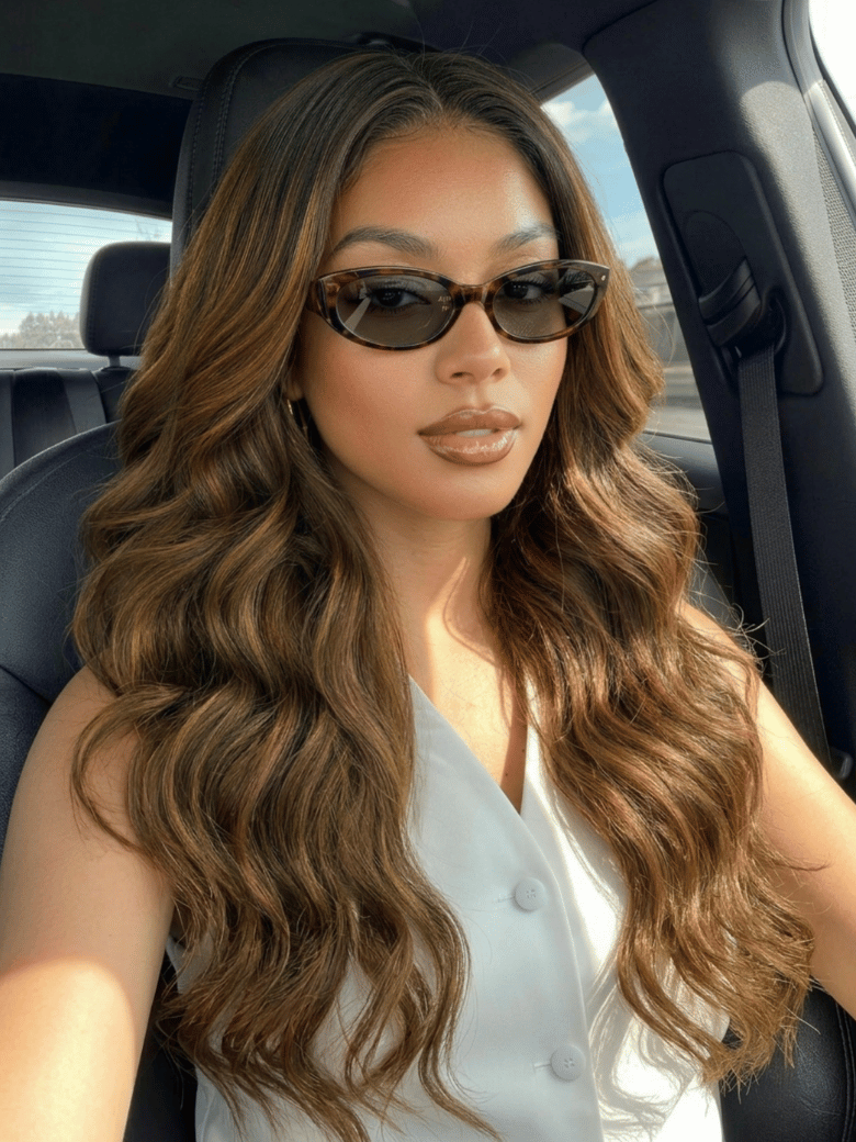 UNice 7x5 Bye Bye Slip™ Balayage Highlight Body Wave Wig – Glueless Lace Pull & Go with Flexible Drawstring