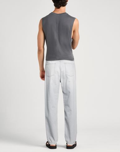 Man Jeans Light grey Size 31 Cotton, Recycled cotton