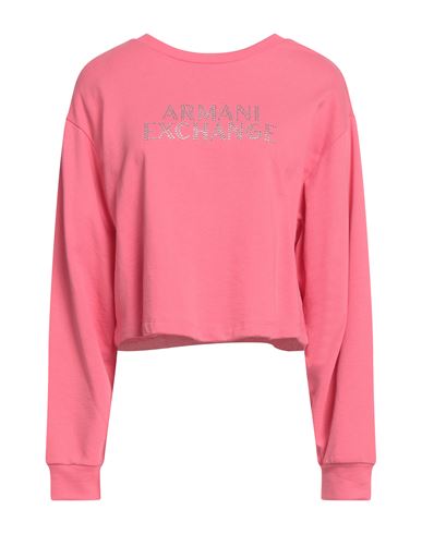 Woman Sweatshirt Coral Size XS Cotton
