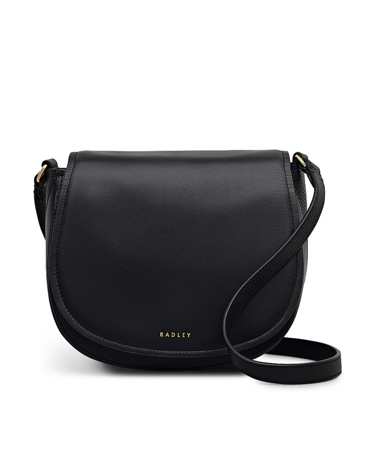Liverpool Gardens Flapover Crossbody Handbag - Black
