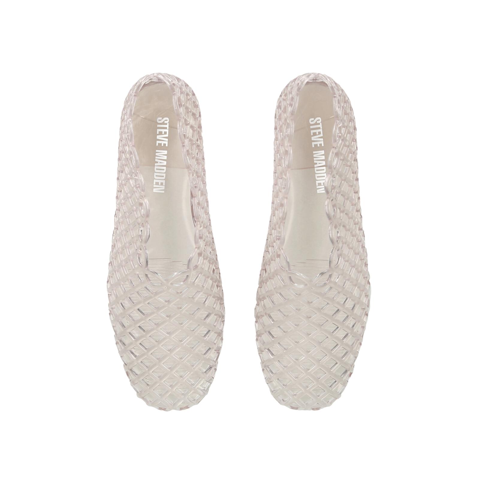 Steve Madden Womens Grove Clear Ballet Flats - Multicolour