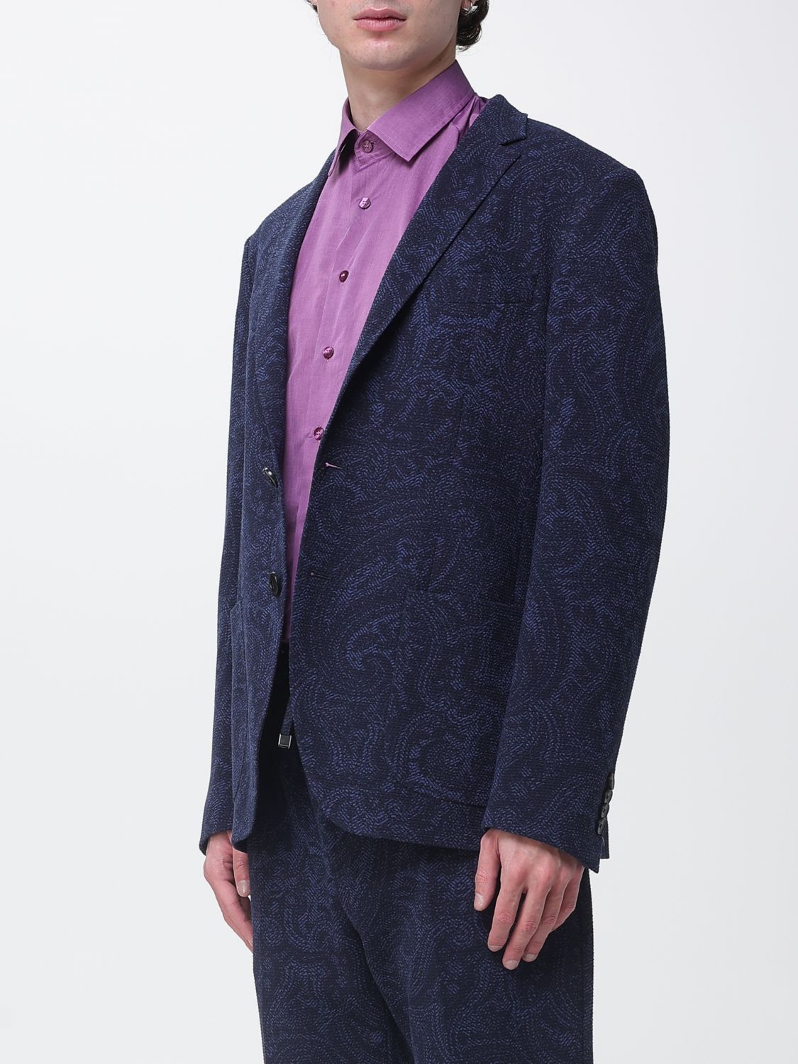Jacket Men color Blue