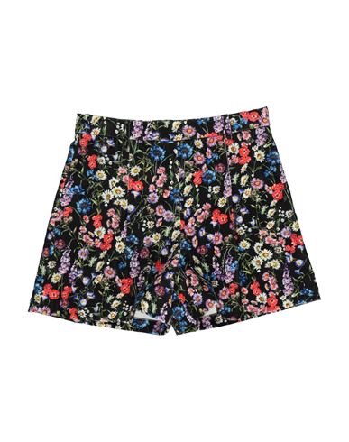Kid Girl Shorts & Bermuda Shorts Black Size 11 Cotton, Elastane