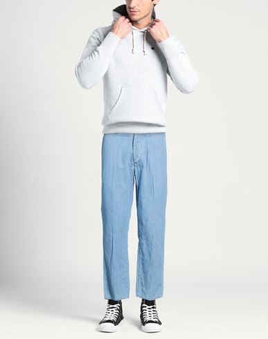 Man Jeans Blue Size 34 Cotton, Linen