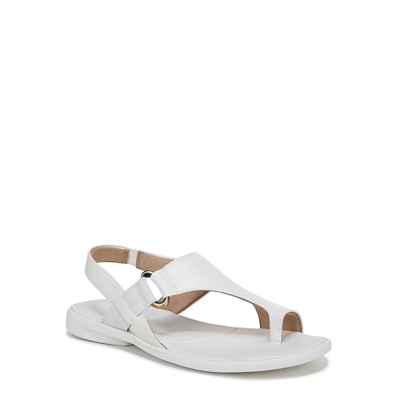 Women's Freya Sandals (White Faux Leather)