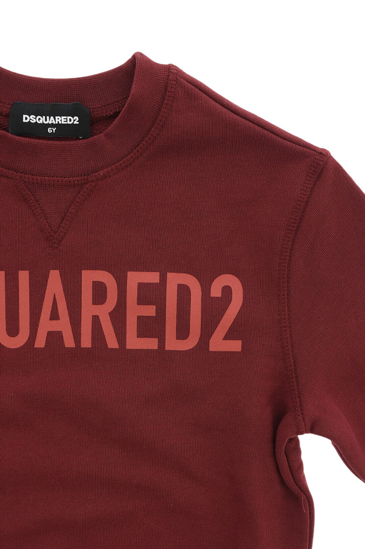 Boys Maroon Logo Sweatshirt