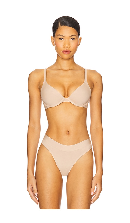 CUUP Plunge Modal Bra in Nude. -  36B also in 32B, 32C, 34A, 34B, 34D