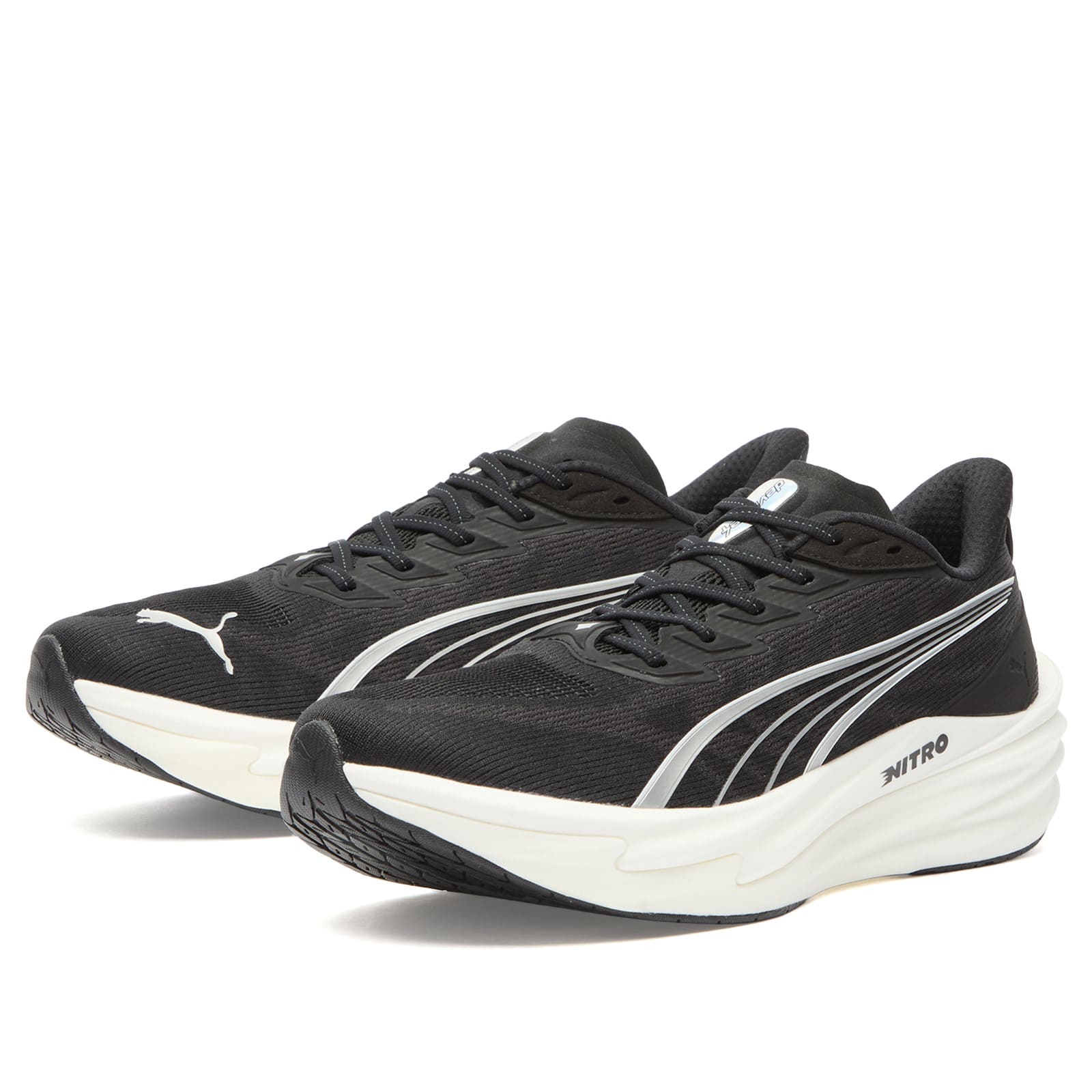 Men's Deviate NITRO 4 Sneaker Black/White/Silver