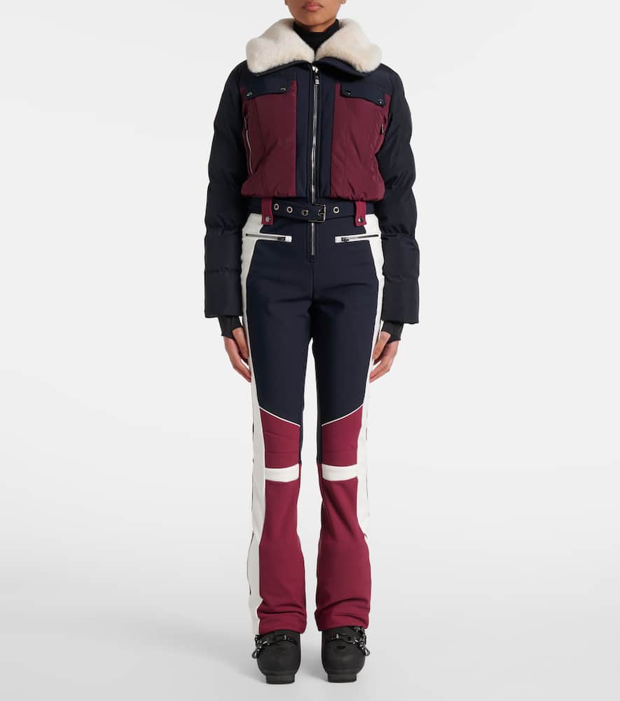 Karei faux fur-trimmed ski suit