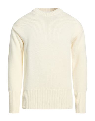 Man Sweater Ivory Size 40 Wool