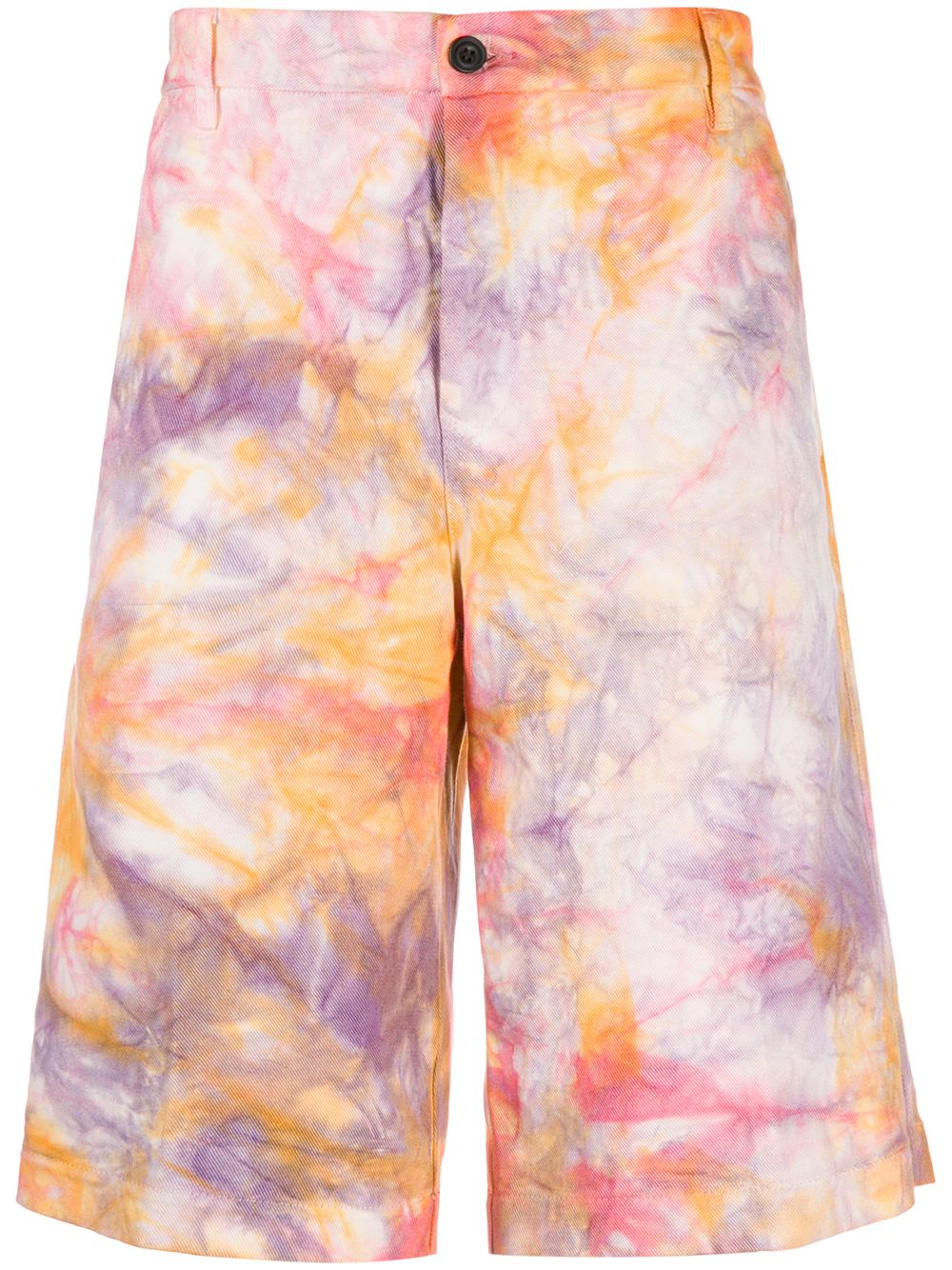 Tie dye chino shorts - Pink