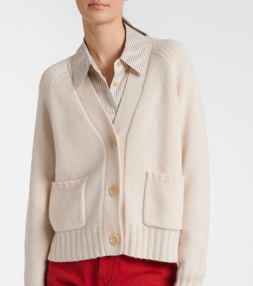 Cashmere and wool cardigan