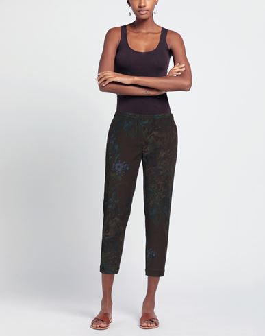 Jacob Cohёn Woman Pants Dark green Size 27 Wool, Polyamide, Elastane