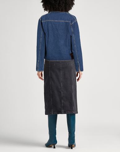 Woman Blazer Blue Size XS Organic cotton, Lambskin