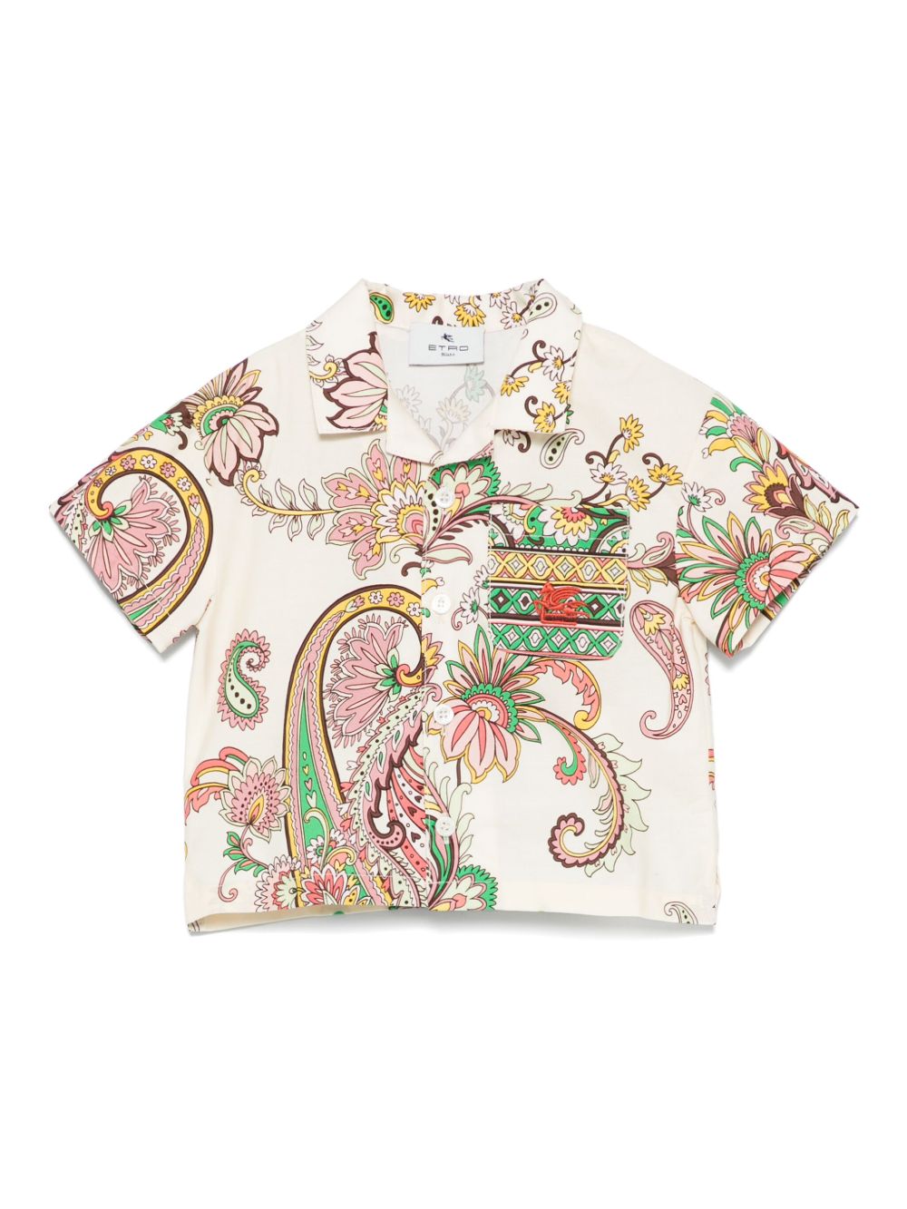 Paisley-print shirt - Neutrals