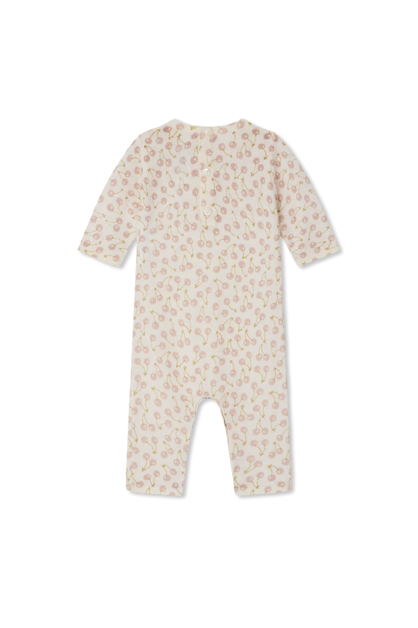 Patterned Jumpsuit, Unisex, Cream