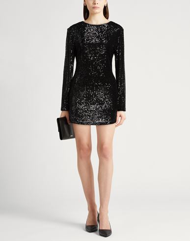Woman Mini dress Black Size S Polyester