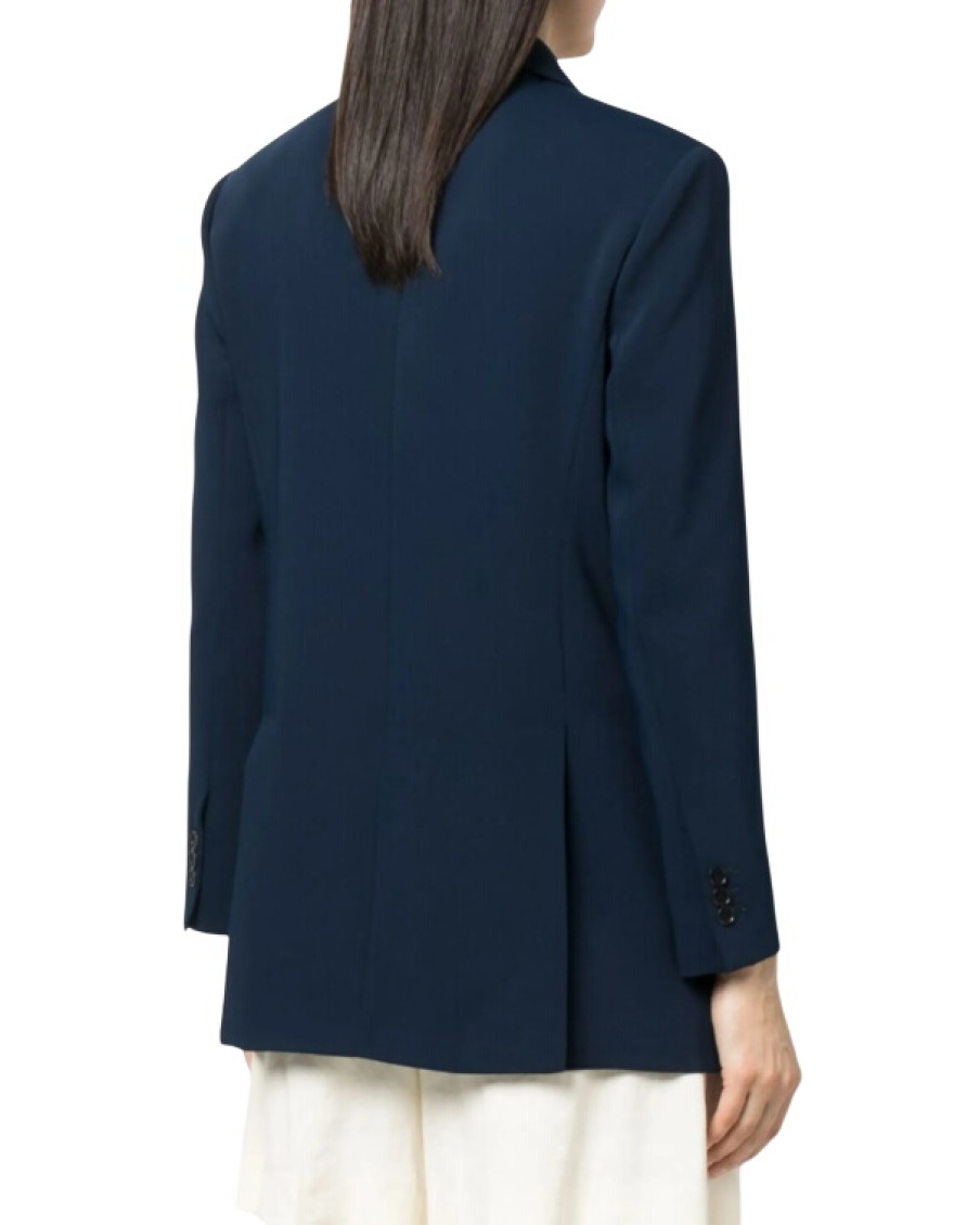 Parosh - double breasted jacket notch lapels button