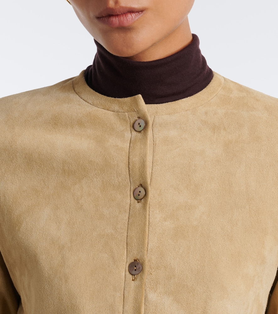 Astrid suede cardigan