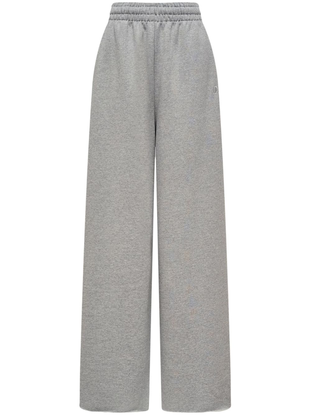 Logo-embroidered track pants - Grey