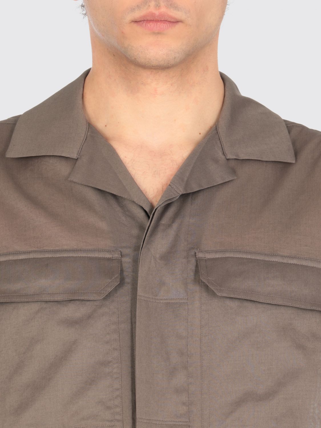 Shirt RICK OWENS Men color Brown