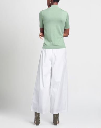 Woman Pants White Size S Cotton