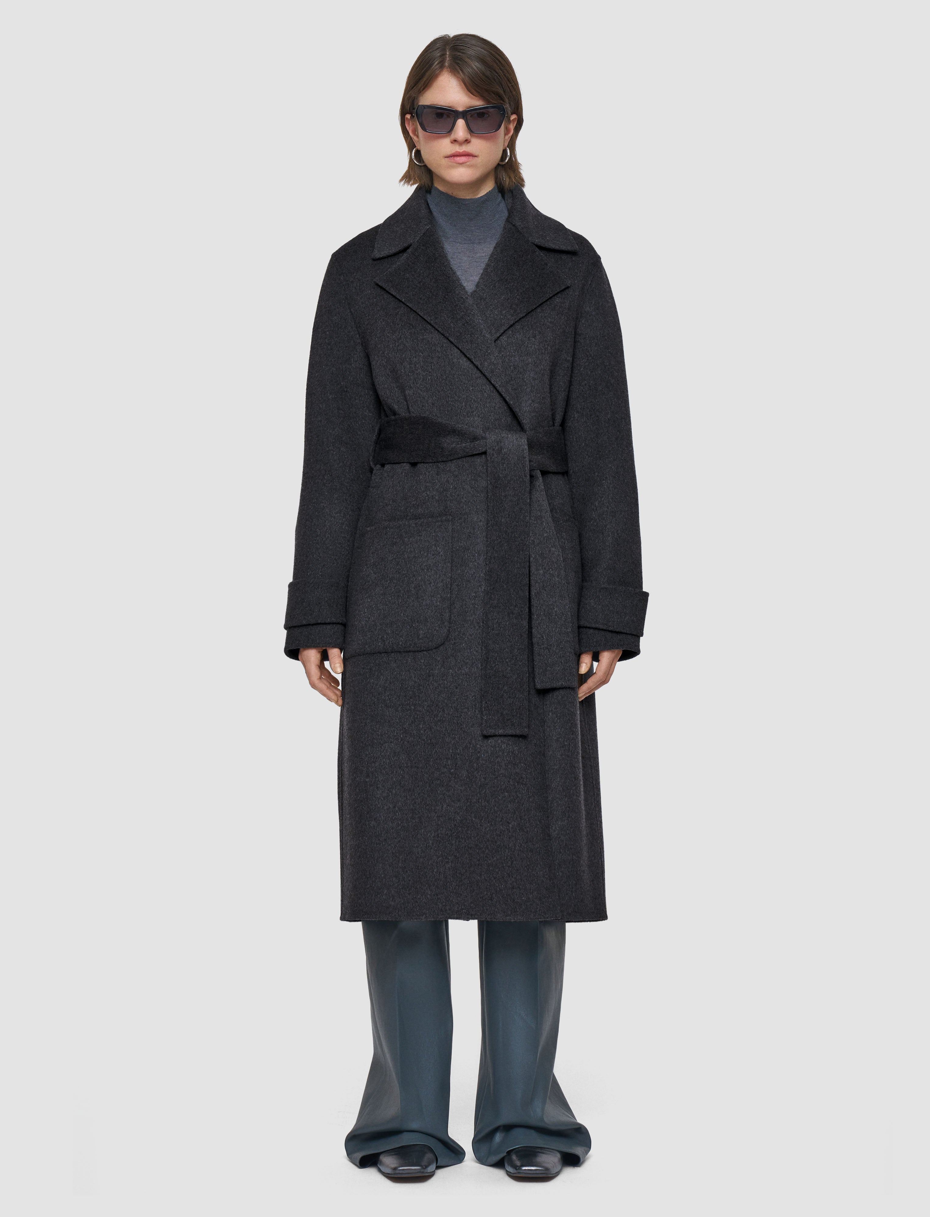 Arline Double Face Cashmere Coat - 32